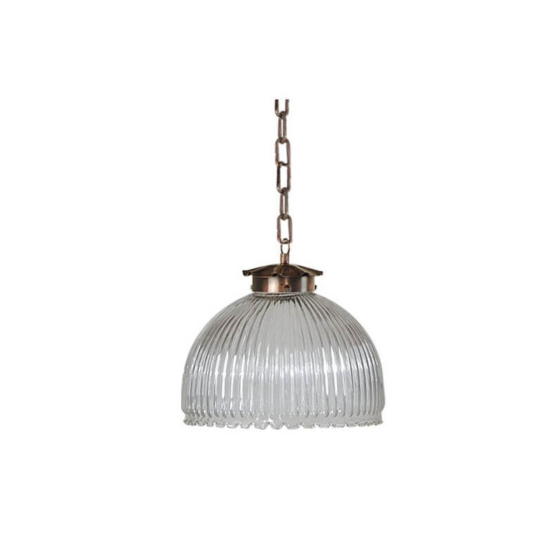 olgante FERROLUX para 1 luz E27 con tacita y cadena cobre olgante FERROLUX para 1 luz E27 con tacita y cadena cobre