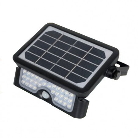 Luminaria LUMENAC SOLAR 105 ip65 de pared 5w 500lm 4000°k con sensor 120° 6m