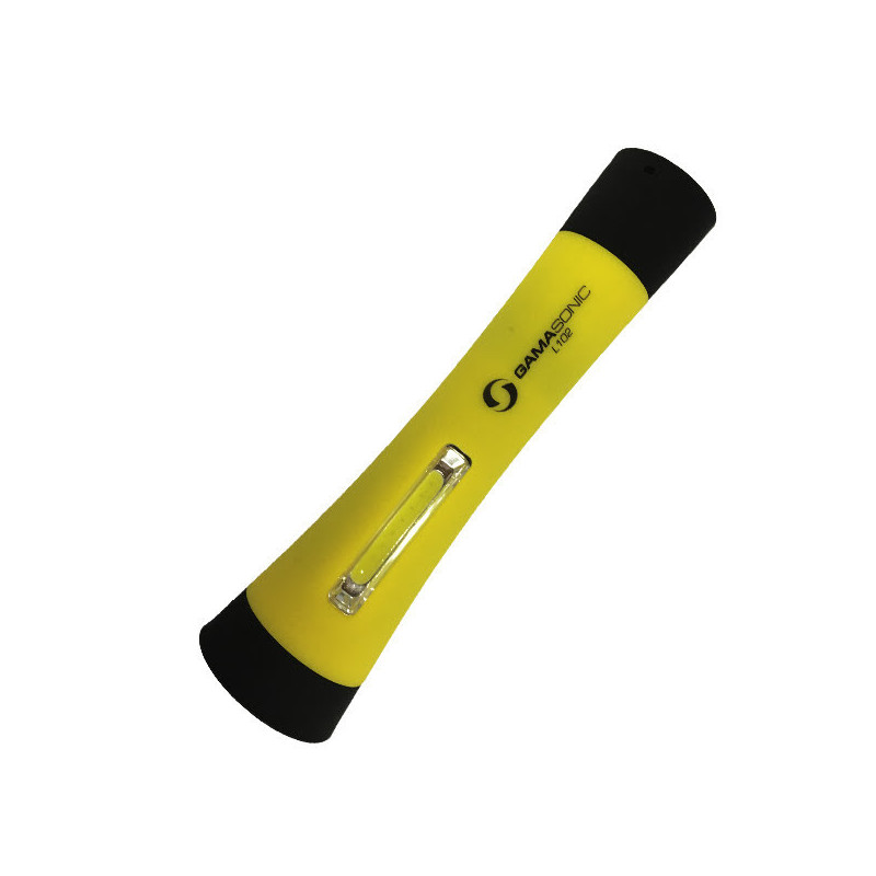 Linterna led gama sonic ptl102 para 3 pilas aaa soporte magnetico