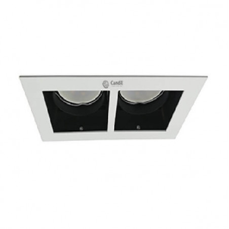 Artefacto CANDIL para Embutir 2 Luces GU10