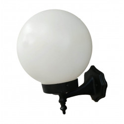 Aplique CENTILUX globo 12x25 polietileno opal E27 negro