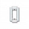 Tapa bastidor JELUZ VERONA 2000 3 módulos 5x10cm blanco