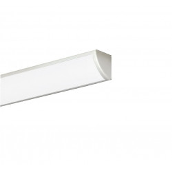 Artefacto asimetrico indular angolo para 1 tubo led 120cms