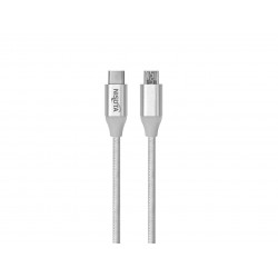 Cable nisuta ns-cuscmi usb tipo c a micro usb 1mt mallado