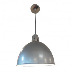Colgante DABOR CAMPANA n°11 de chapa 315mm gris interior blanco