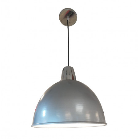 Colgante DABOR CAMPANA n°11 de chapa 315mm gris interior blanco