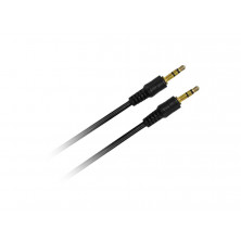 Cable NISUTA para audio 3.5 stereo M-M 1,8m