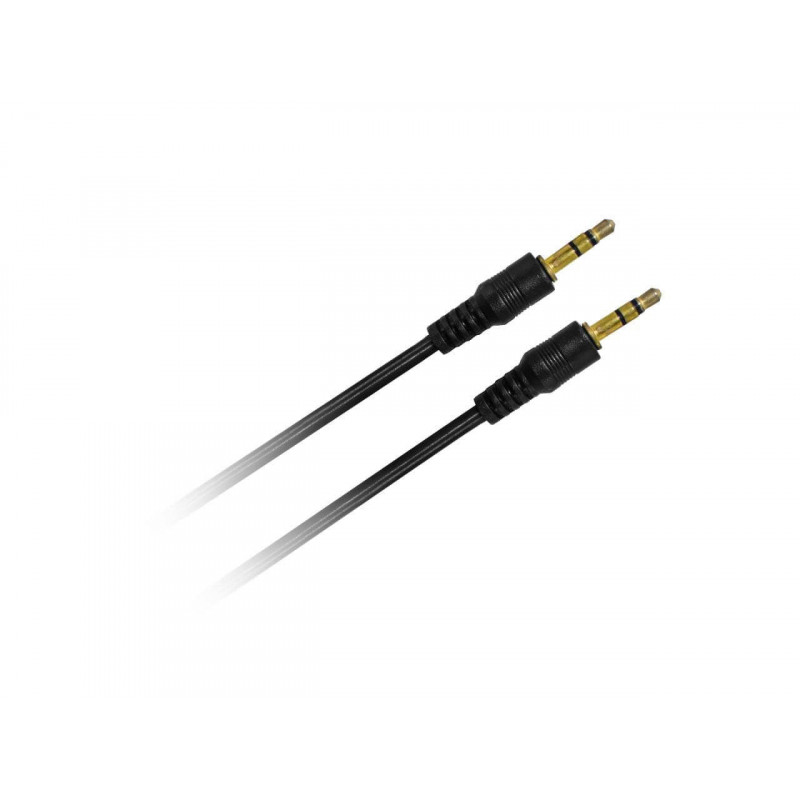 Cable NISUTA para audio 3.5 stereo M-M 1,8m Cable NISUTA para audio 3.5 stereo M-M 1,8m