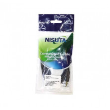 Cable NISUTA para audio 3.5 stereo M-M 1,8m