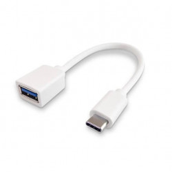 Cable usb tipo c a usb hembra nisuta ns-adusc3 15cm