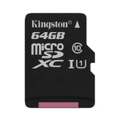 Memoria MicroSD KINGSTON SDCS/64GB Clase 10 64GB