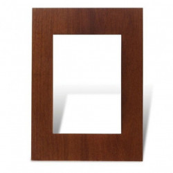 Tapa y distanciador CAMBRE BAUHAUS de madera tipo nogal
