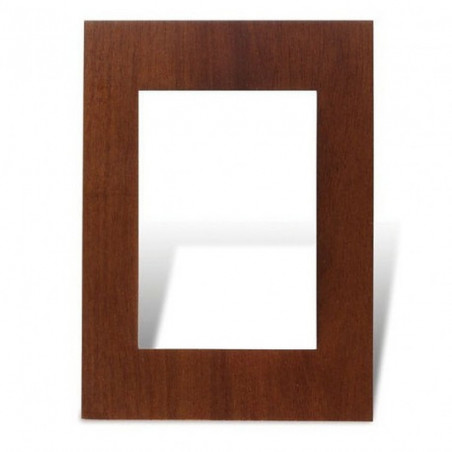 Tapa y distanciador CAMBRE BAUHAUS de madera tipo nogal