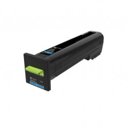 Toner original lexmark 72k4xc0 cian para cs820