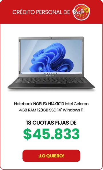 Notebook NOBLEX N14X1010 Intel Celeron